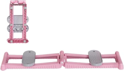 Been Oefenaar - Ski Simulator - Spierversterking Benen - Opvouwbaar Ontwerp - 1135 cm Lengte - Roze