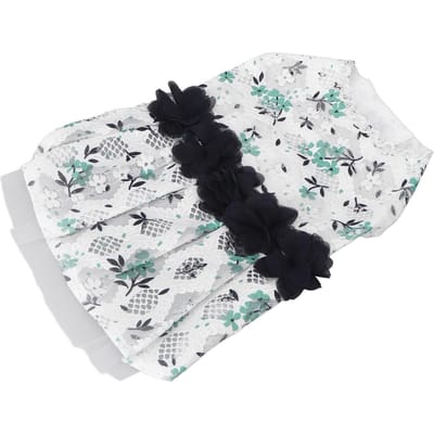 Robe en Dentelle pour Chat Mignonne Fleur Légère Tendance Élégante Jupe pour Chien pour le Printemps et l'Été L