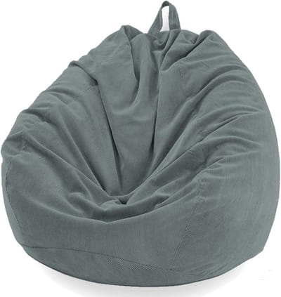 Grote Zitzak Stoelhoezen - Zachte Corduroy - Zonder Vulling - Opbergzak voor Knuffels