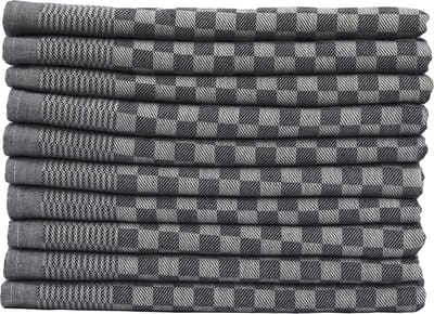 Luxe theedoeken 50x70 cm - 100% katoen, 210 g/m², 10 stuks in diverse kleuren