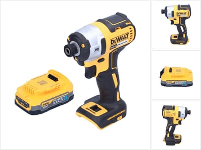 DeWalt DCF 887 N accu-slagmoersleutel 18 V 205 Nm 1/4" borstelloos + 1x oplaadbare batterij 1,7 Ah - zonder oplader