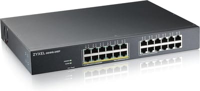 24-poorts PoE-switch met 130 Watt - Slimme Hybrid Mode Switch voor Rackmount