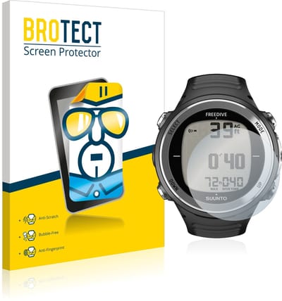 BROTECT - Screenprotector voor Suunto D4F - Folie Beschermfolie transparant 2 Stuks