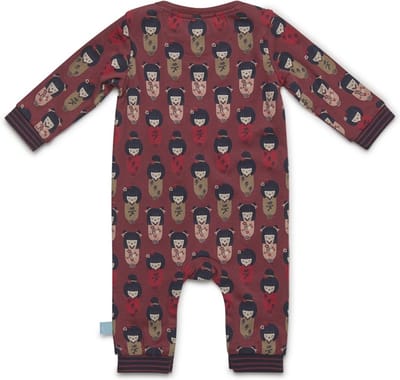 Charlie Choe Boxpak donkerrood met geisha - Maat 50