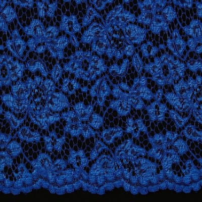 10 meter kant stof - Cobalt - 145cm breed