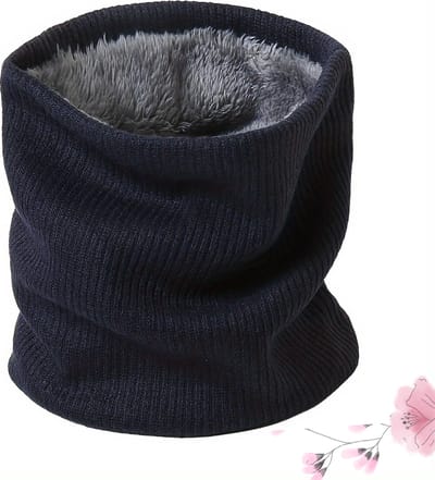 Nivard Nekwarmer - Heren - Dames - Fleece - Motor - Bandana - Masker - Colsjaal - Winter - Sjaal - Gewatteerd - Warm - Blauw