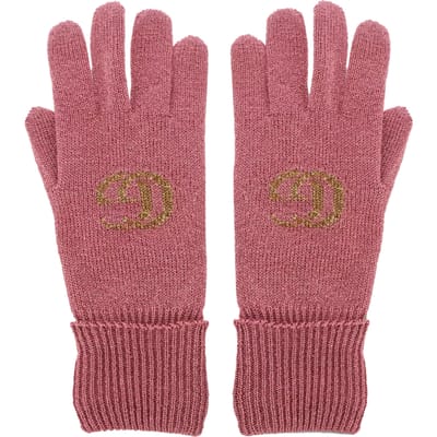 GG Monogram Lurex-handschoenen