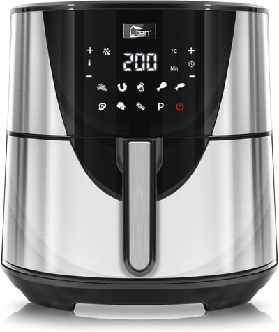 XXL Heteluchtfriteuse 7,5l met Digitale Touchscreen en 10 Menu's voor Gezond Koken
