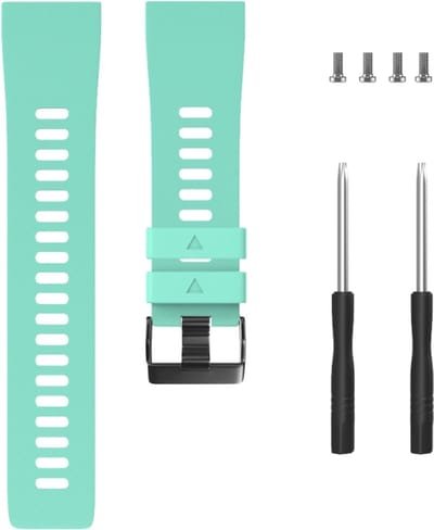 Siliconen bandje - geschikt voor Garmin Forerunner 30 / 35 - mintgroen
