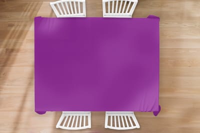 Tafelkleed - Tafellaken - 260x180 cm - Paars - Kleuren - Effen - Binnen en Buiten