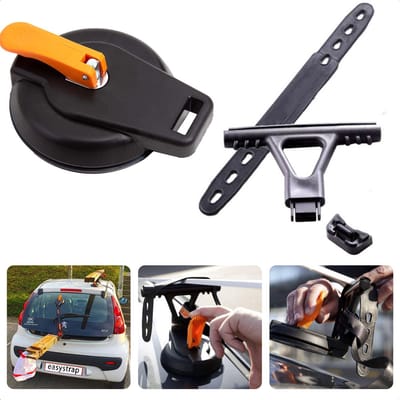 Zuignap Hanger - Voor Auto - Caravan - Boot - Camper - Spanband - Ophanghaak - Bindriem - Dakkoffer Alternatief