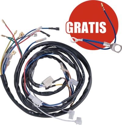 SMP - Motoronderdelen - Brommeronderdelen - Kabelboom voor Honda camino - standaard model MET pinkers - compleet - plug and play + GRATIS massakabel Honda camino