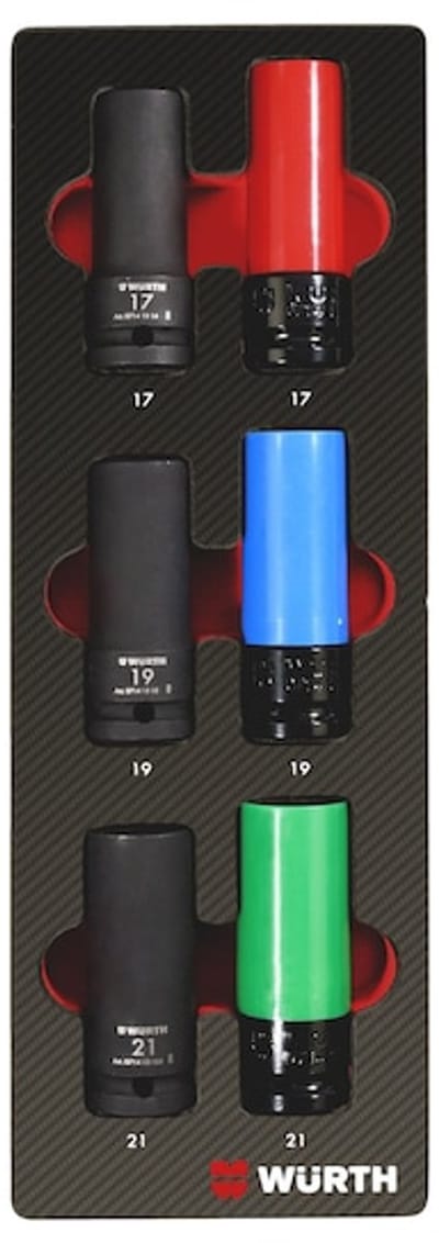 Wurth - Systeemassortiment 2.4.1, krachtdopsleutel 1/2 inch - Systeemassortiment 2.4.1, krachtdopsleutel 1/2 inch x 1 st