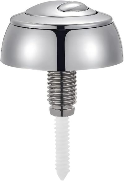 Universele Dual Flush Toiletknop Vervanging voor Cisternes - Zilver