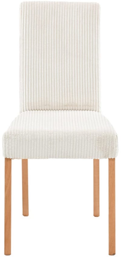 stoel lina- eetkamerstoel- beige ribstof-zetelsenbedden