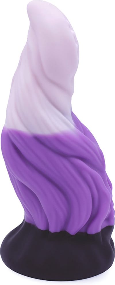 Kiotos Monstar - XXL Dildo Beast No. 55 - Paars/Zwart/Wit