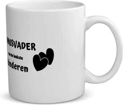 Akyol - bonusvader van de leukste kinderen koffiemok - theemok - Vader - de leukste bonusvader - vader cadeautjes - vaderdag - verjaardag - geschenk - kado - 350 ML inhoud