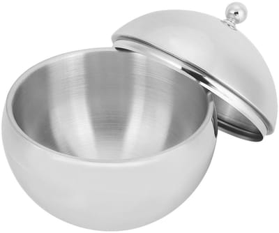 Allecto - Dubbelwandige IJscontainer - Grote Capaciteit 2 Liter - Roestvrij Staal - Praktisch en Duurzaam - Perfect voor Feestjes en Barbecues