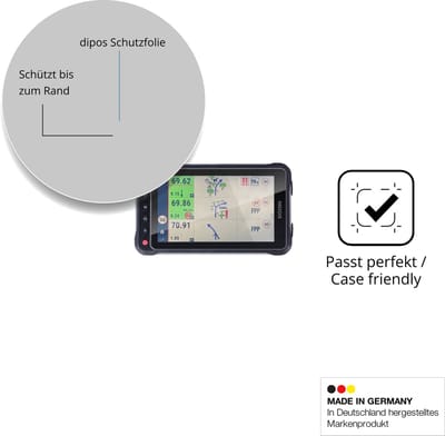 dipos – 2x Pantserfolie geschikt voor Hugerock X72 | 9H Screenprotector