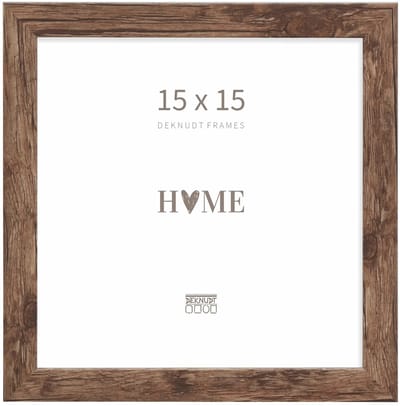 Deknudt Frames fotolijst S45RH3 - bruin - hout - 15x15 cm