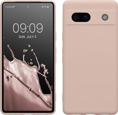 kwmobile telefoonhoesje geschikt voor Google Pixel 7a - Hoesje voor smartphone - Precisie camera uitsnede - In kokosmelk