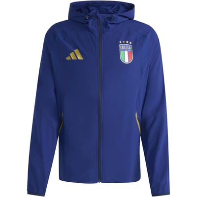 Adidas Italy Trainingspakken Heren - Blauw - Maat XS - Poly Woven