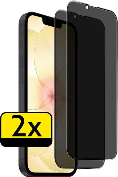 Screenprotector - Geschikt voor Apple iPhone 17e - 2 Stuks - Privacy Filter - Beschermglas - Gehard Glas - Tempered Glass - Screen Protector
