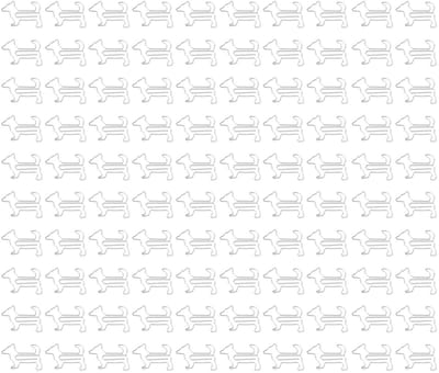 100 stuks Honden Vorm Papierclips – Creatief en Schattig – Vernikkeld Metalen Bladwijzer Paperclips voor Studenten – Zilverkleurige Kantoorartikelen
