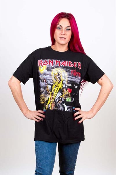 Iron Maiden - Killers Cover Heren T-shirt - L - Zwart