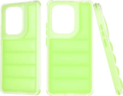 Hoesje geschikt voor Xiaomi Redmi Note 13 Pro / Xiaomi Poco M6 Pro - Techsuit Wave Shield Shockproof Hard Case Back Cover - Groen