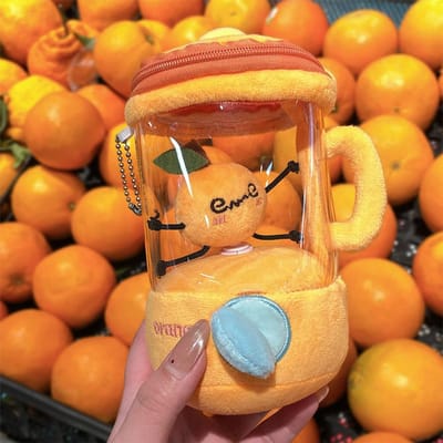Sinaasappelpers Pluche Speelgoed Grappig Trekkoord Roterende Wortel Watermeloen Banaan Trek Cartoon Knuffelpop Creatief Kinderfeest Cadeau
