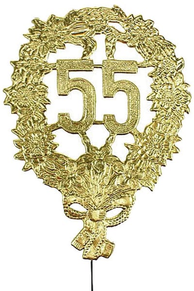 Jubileumnummer 55 Ø8cm 10st