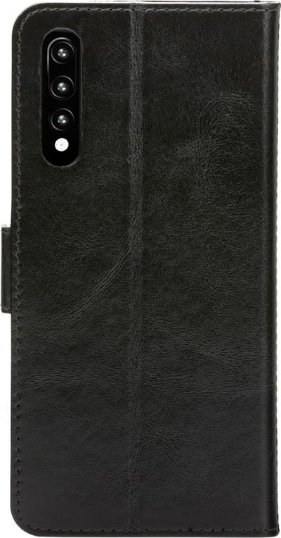 dbramante1928, Hoesje geschikt voor Huawei P20 Pro - Copenhagen Leer Folio met Kaarthouder, Zwart
