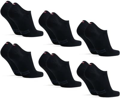 DANISH ENDURANCE Onzichtbare Bamboe Sokken - Anti-Slip Hiel - Unisex - Maat 35-38