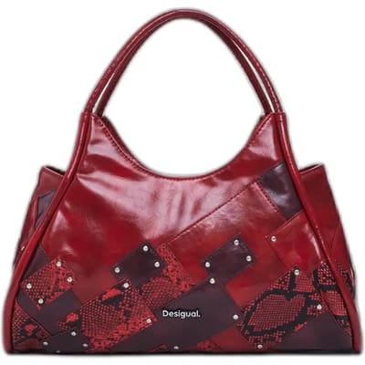 Desigual handtas schoudertas Heritown 2 Hand Bag Carmine rood