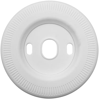 MTTproducts- Thermostaat Beschermhoes - Compatibel met Google Nest Thermostaat 1st/2nd/3rd Generatie - Wit - Siliconen - Diameter 125 mm - Eenvoudig en Elegant Design - Thermostaathoes