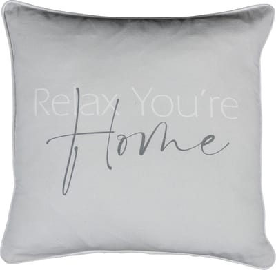 kussen katoen relax you're home 45x45cm*