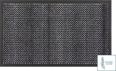 MD Entree - Deurmat - Schoonloopmat met antibacteriële werking - SAFE HOME COLLECTION - Bink Graphite - 45 x 75 cm