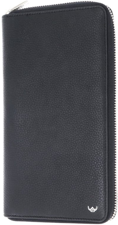 Golden Head Leren identiteitskaarthoesje Capri RFID Protect RV-Reise Brieftasche 4487 Schwarz zwart