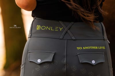 Donley - Acascalini – Blue - paardrijleggings - paardrijlegging - paardrijbroek - super fijne stof - maat 32 - paardenbroek - paardrij broek - paardrij legging - legging - siliconen grip