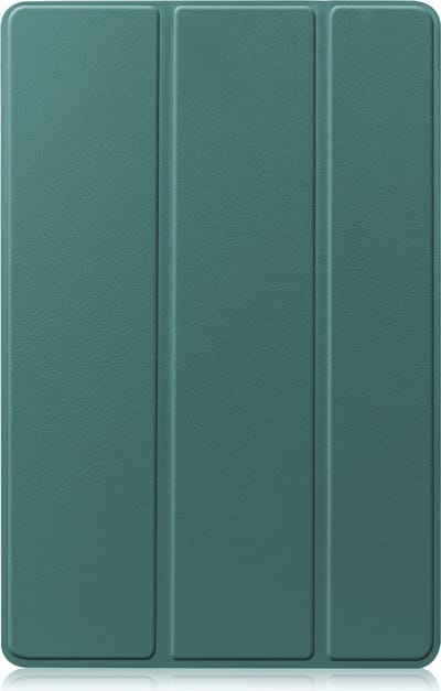 Hoesje - Geschikt voor Samsung Galaxy Tab S8 Ultra - Dun & Stevig - Trifold Bookcase - Hard Cover - Hardcover Book Case - Tablet Hoes - Donkergroen