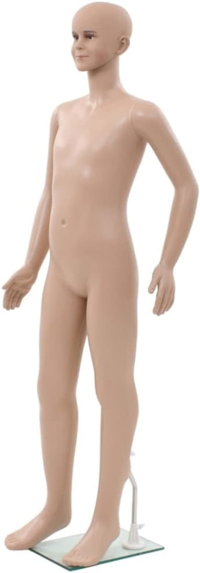 DnA® Paspop - Paspop Dames - Etalagepop - Verstelbare Paspop - Beige - 43cm × 30cm × 140cm