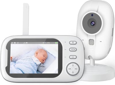 MKSS® Babyfoon met Camera en App - Baby Monitor - Huisdiercamera - Hondencamera - Full HD - Wit