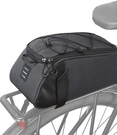 Famanu Fietstas waterdichte Fietstassen voor Bagagedragers, Fietstas Bagagedragertas, Transporttas met Schouderband en Handvat, 7L
