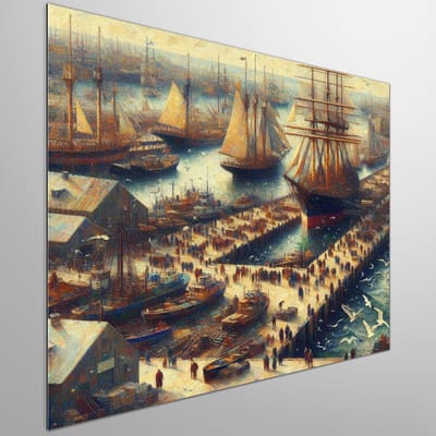 Kunstprint | Wanddecoratie | Dibond | 40 × 40 cm