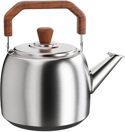 Waterkoker - Theeketel Kookplaat - Water Koken - Luid Fluitje - 4 Liter - Mat