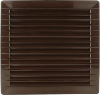 Ventilatierooster 170 x 170 mm met Ø 150 mm - Zwart