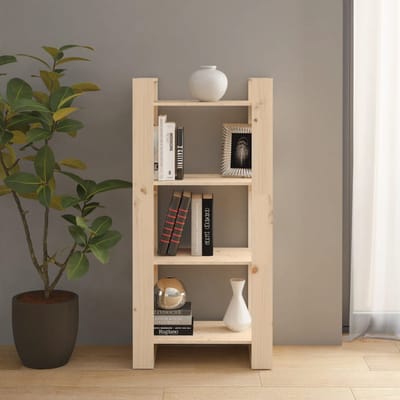 vidaXL - Boekenkast/kamerscherm - 60x35x125 - cm - massief - grenenhout