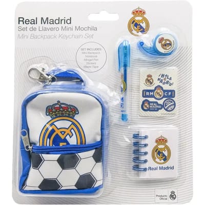 Verstelbare rugzak met pen en notitieboek Cerda Real Madrid