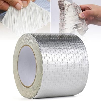 Waterdichte Tape Butylrubber Aluminiumfolie voor Dakreparatie en Oppervlaktescheuren